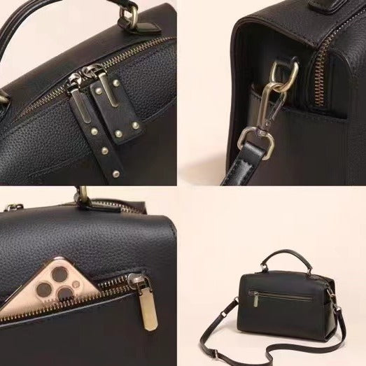 Women's Leather Fashion Large Capacity Versatile Commuter Crossbody Bags