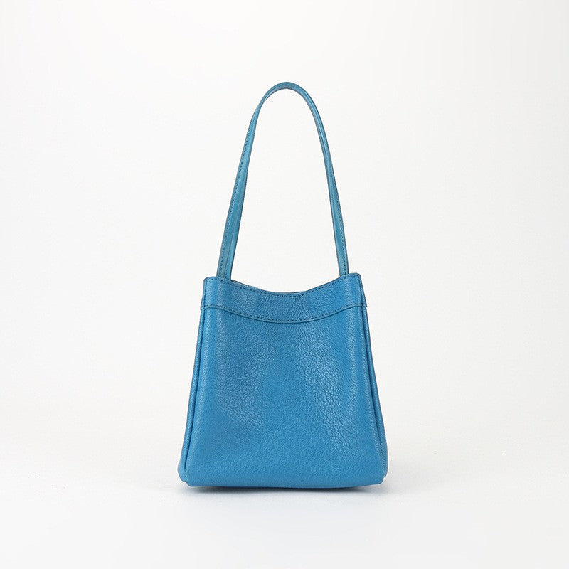 Women's Goat Leather Simple Fashion Genuine Handbags
