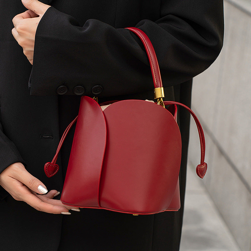 Niche Red Vegetable Basket Female Bridal Bags