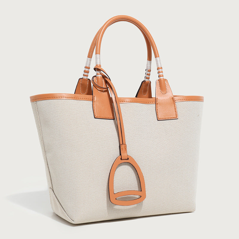 Women's Wax Line Color Vegetable Basket High-grade Bags