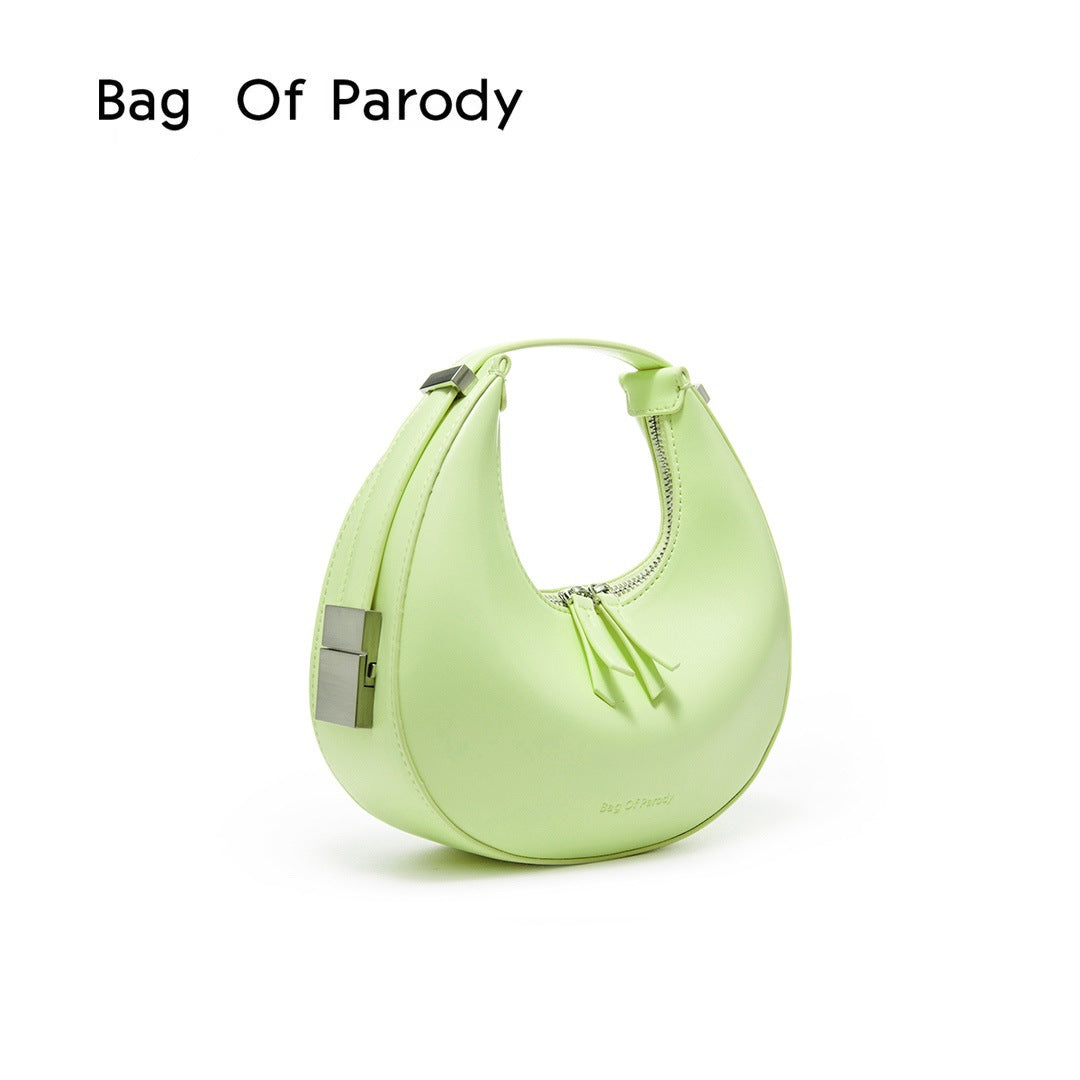 Women's Wedding High Sense Bridal Portable Soft Bread Handbags