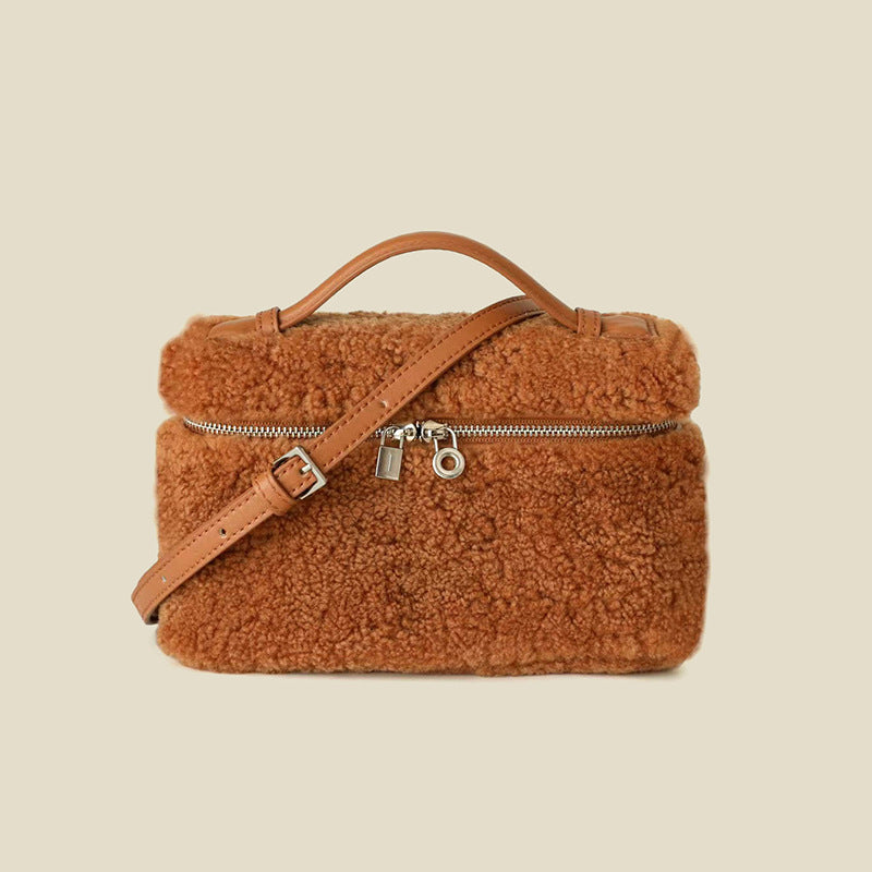 Women's Elegant Lamb Leather Daily Trend Crossbody Bags