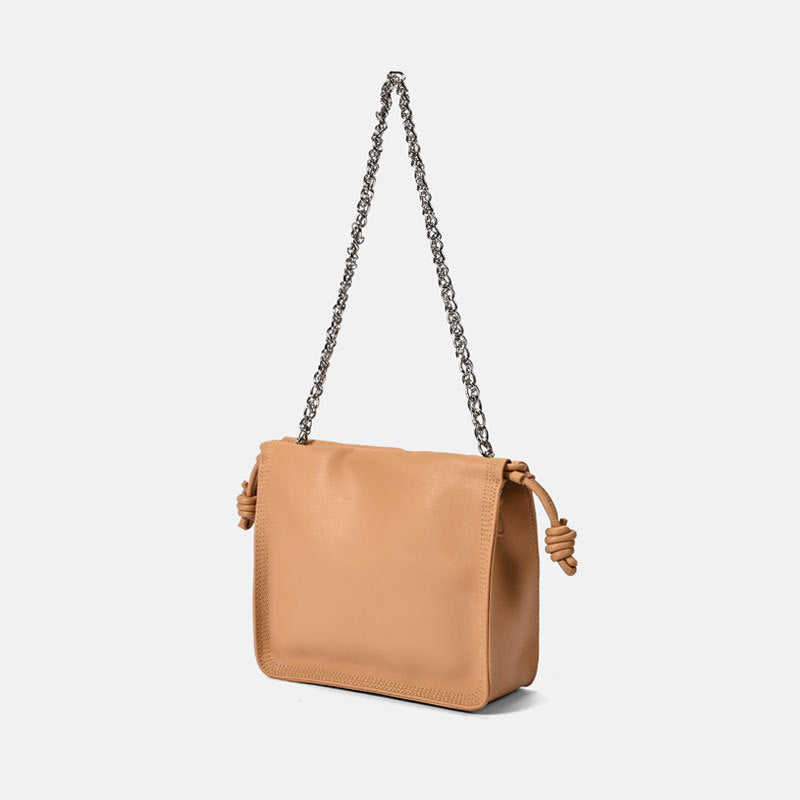 Women's High-grade Pleated Leather Cow Fashion Versatile Shoulder Bags