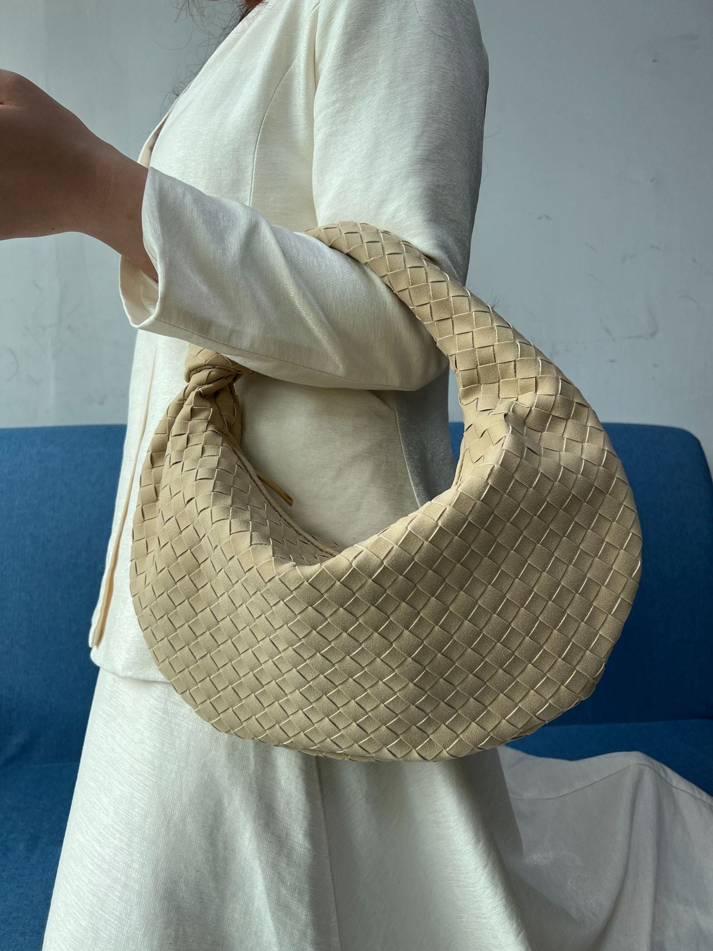 Women's Woven High-grade Western Style Underarm Large Bags
