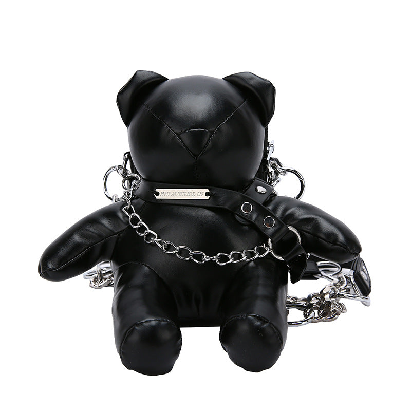 Artistic Bear Mobile Female Fashion Chain Crossbody Bags