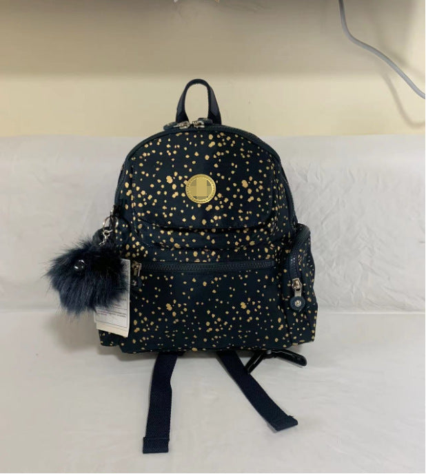 New Elegant Nylon Home Monkey Medium Backpacks