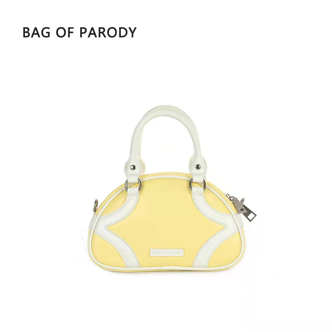 Women's Must Oping Retro High-grade Exquisite Bowling Handbags