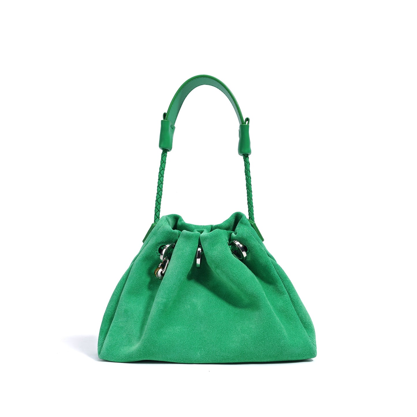 Women's High-grade Drawstring Lucky Lazy Pleated Handbags