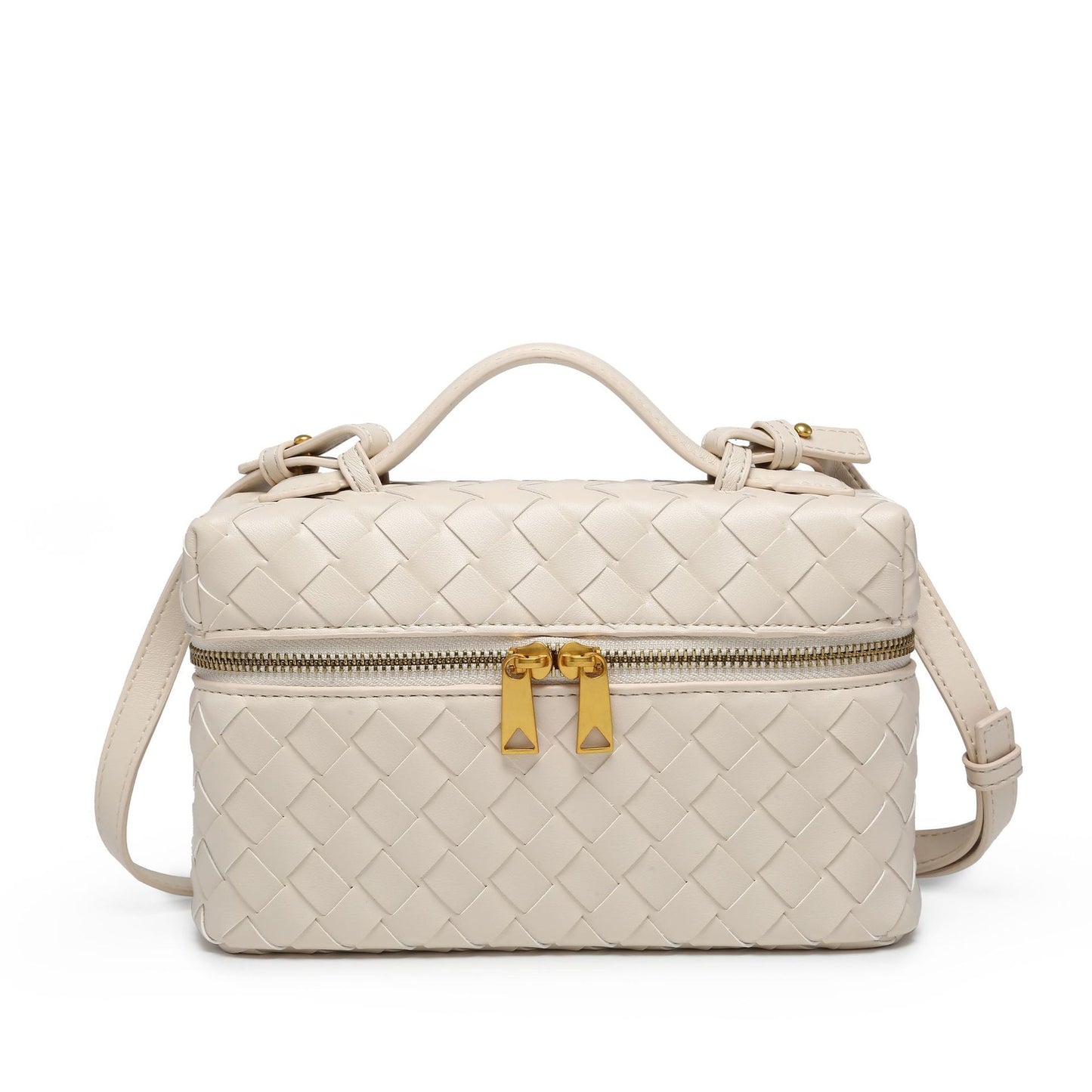 Women's Woven Box Lunch Retro Fashion For Handbags
