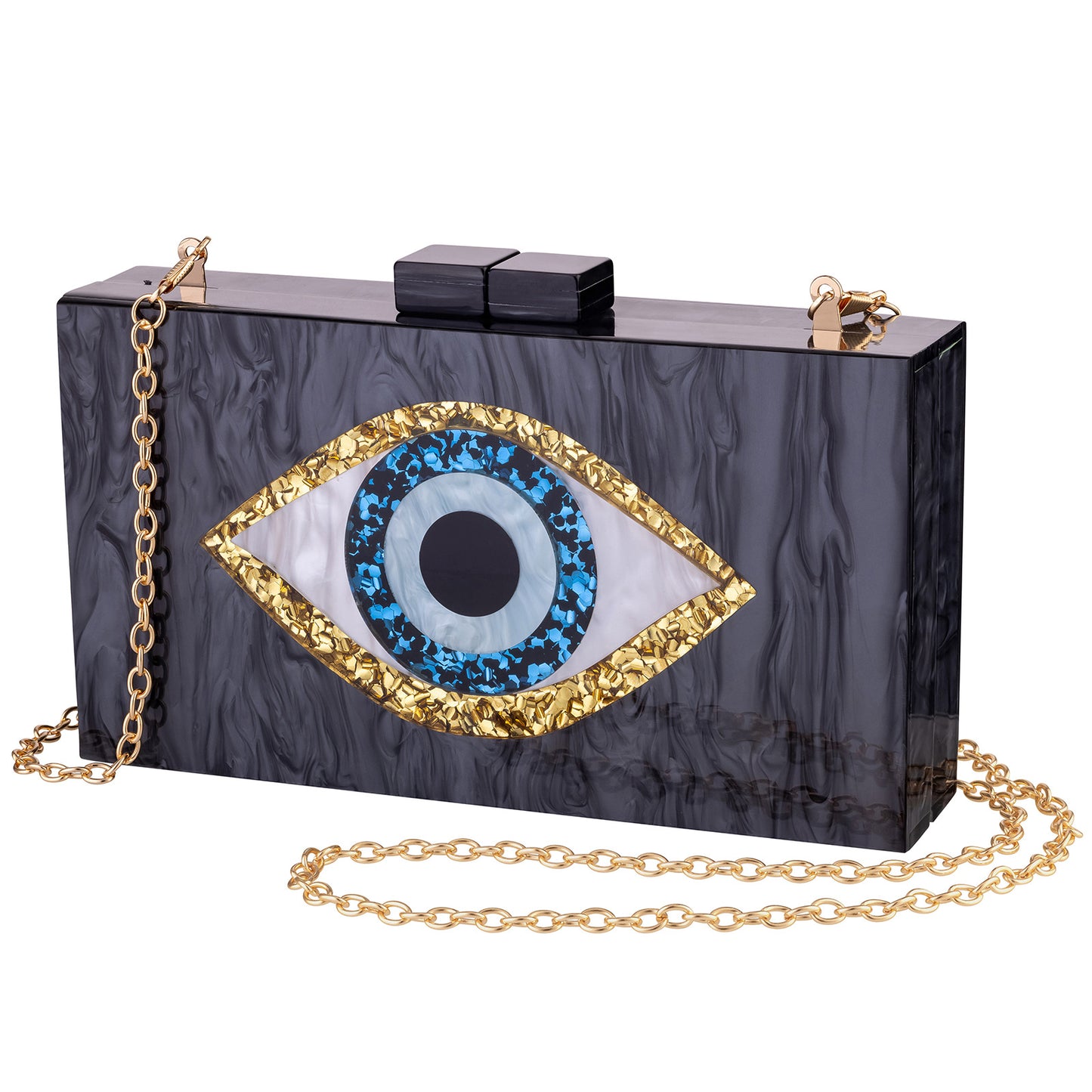 Eyes Acrylic Wedding Dinner Clutch Chain Evening Bags