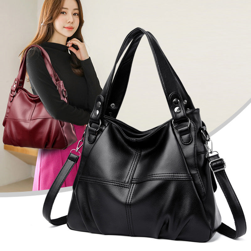 Women's Beautiful Soft Leather Fashion Mother Bags