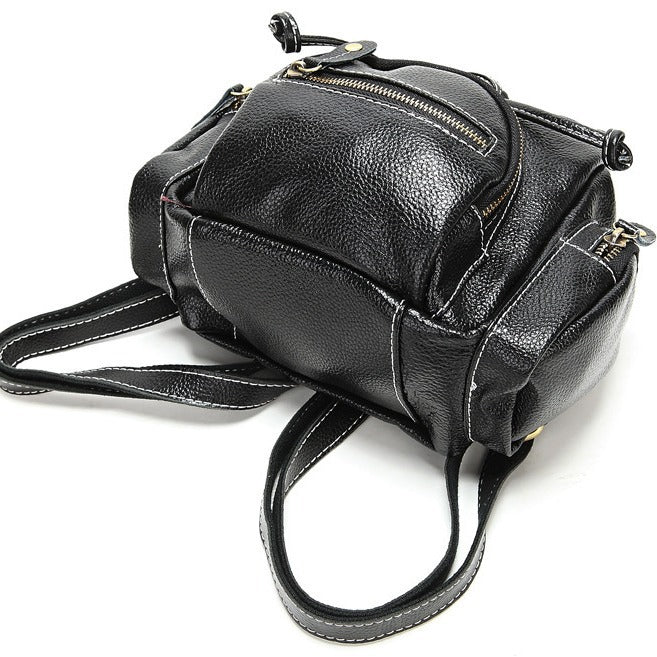 Women's Style Show Genuine Leather First Layer Backpacks