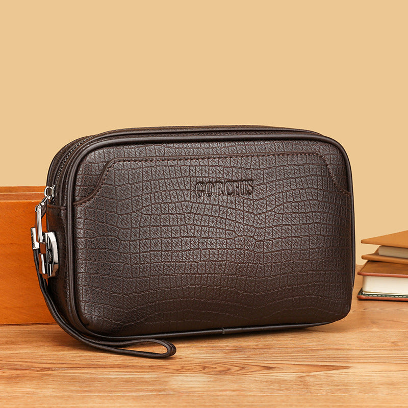 Men's Clutch Password Large Capacity Trendy Soft Bags