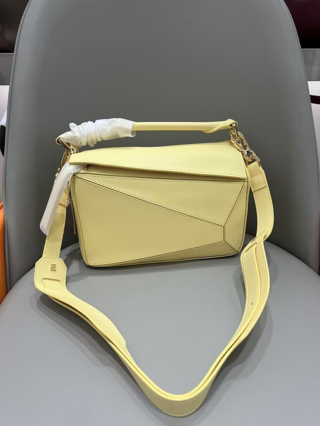 Women's Geometric Lunch Box Color Contrast Patchwork Handbags