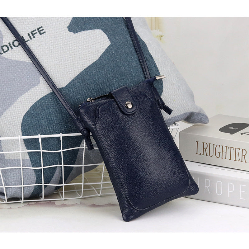 Mobile Female Genuine Leather Fashion Summer Handbags