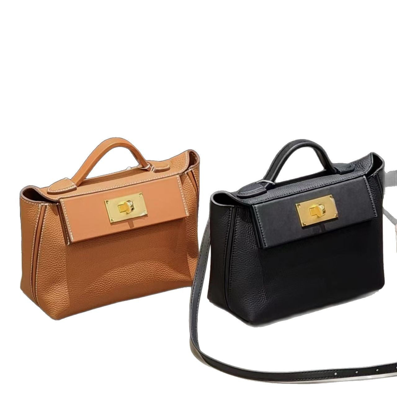 Women's Postman Hourglass Tiger Head Rhombic Wine God Kelly Handbags