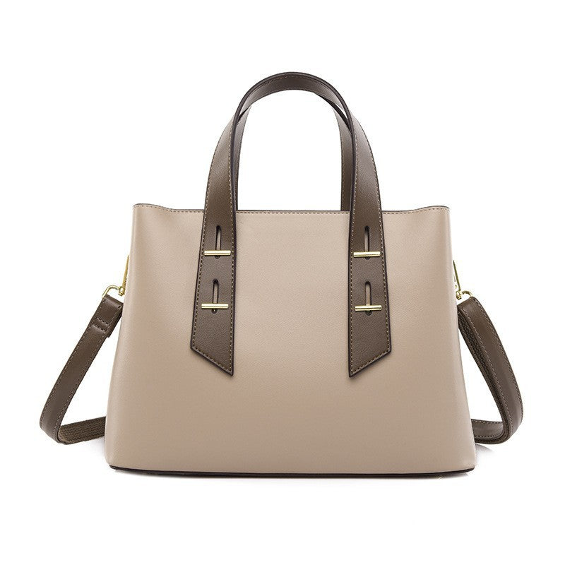 Women's Simple Elegant Large Capacity Multi Compartment Handbags