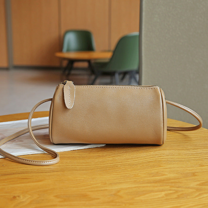 Women's Genuine Leather High-grade Retro Fashion Cowhide Crossbody Bags