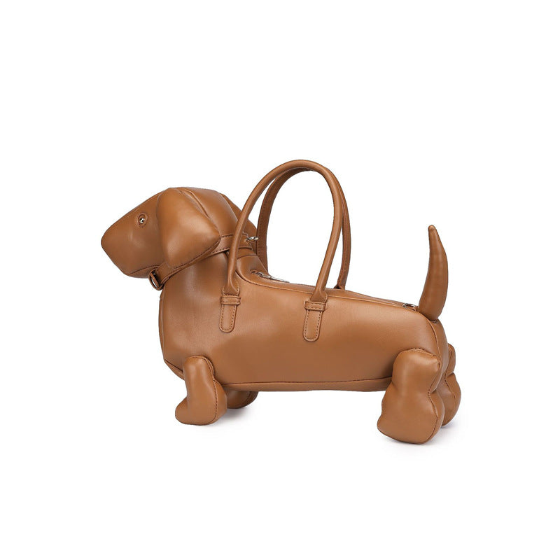 Cute Pet Dog Personalized Creative Black Handbags