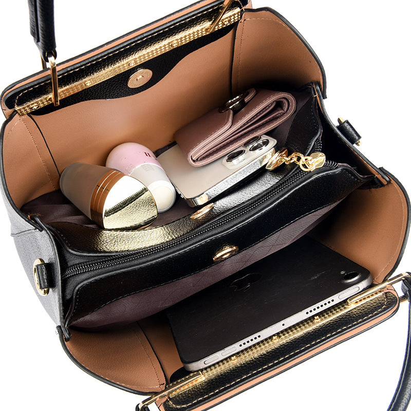 Women's Pretty Large Capacity Korean Simple Handbags