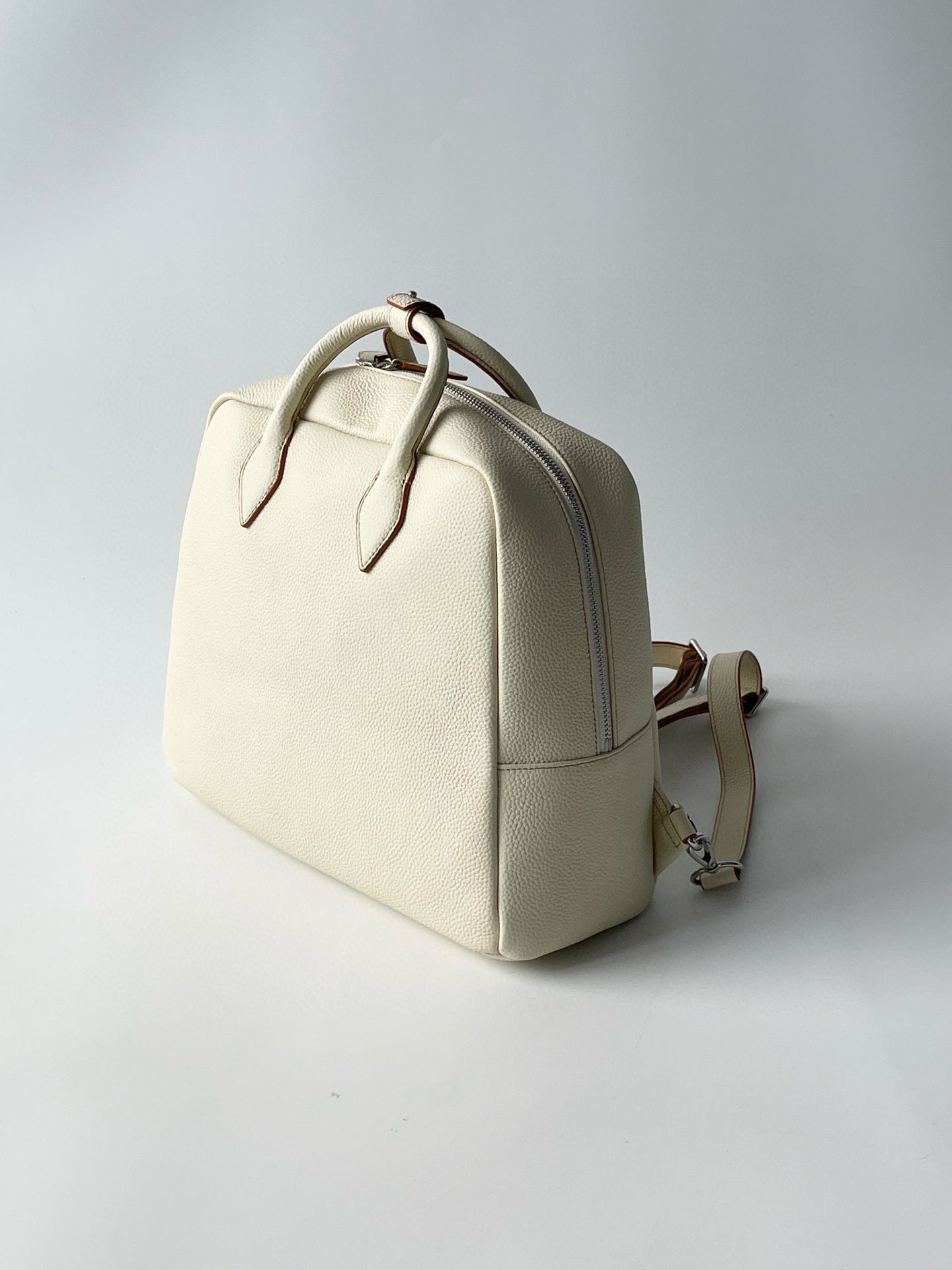 Niche Boston Bowling Portable Cattle Leather Backpacks