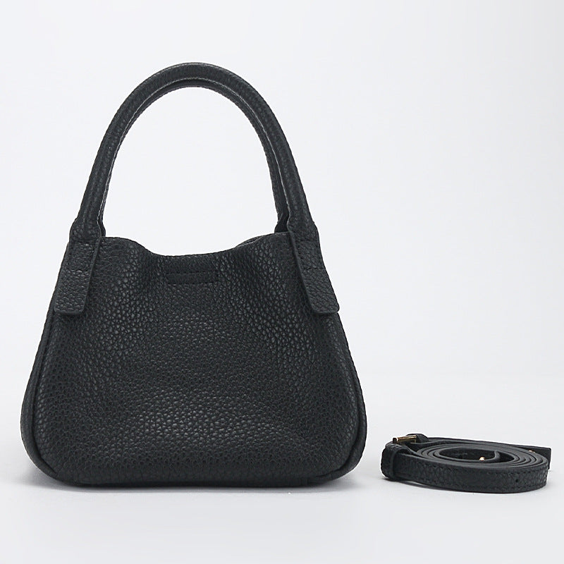 Leather Vegetable Basket Niche High-grade Fashion Bags