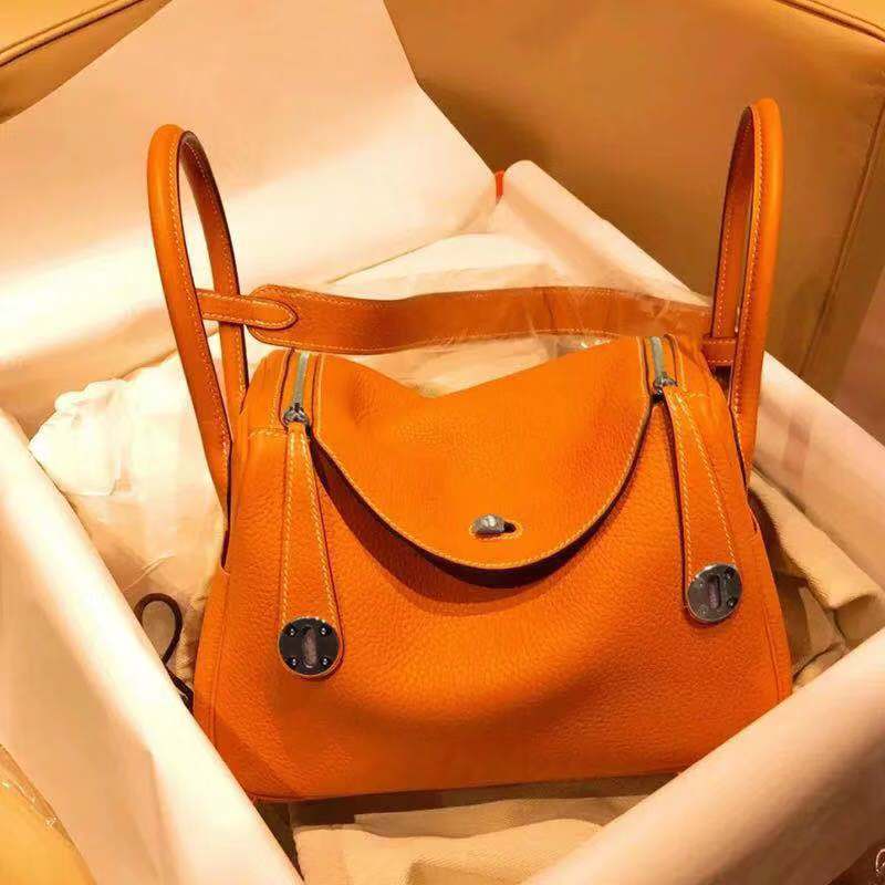 Fashion Trendy Portable Litchi Grain Cowhide Bags