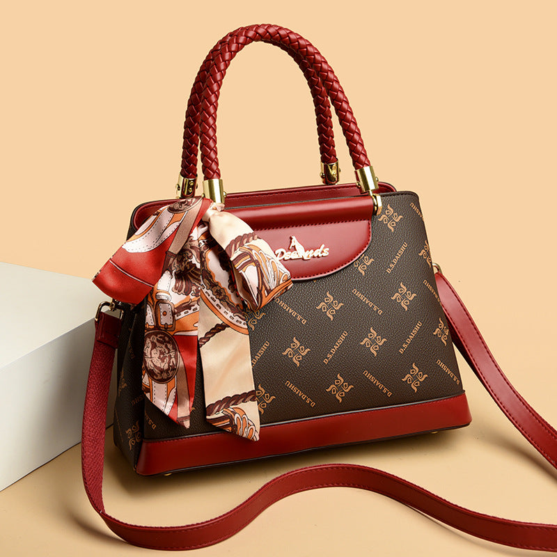 Women's Female Fashionable Mother Soft Leather Wedding Handbags
