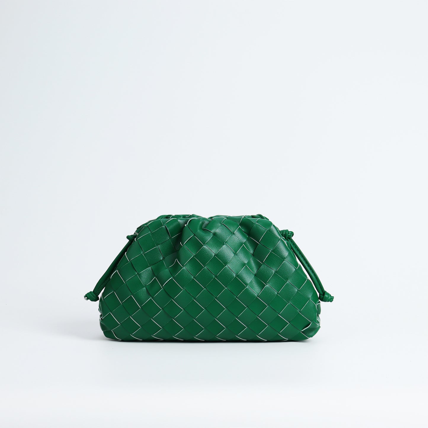 Fashion Clutch Woven Korean Style Cloud Soft Leather Crossbody Bags