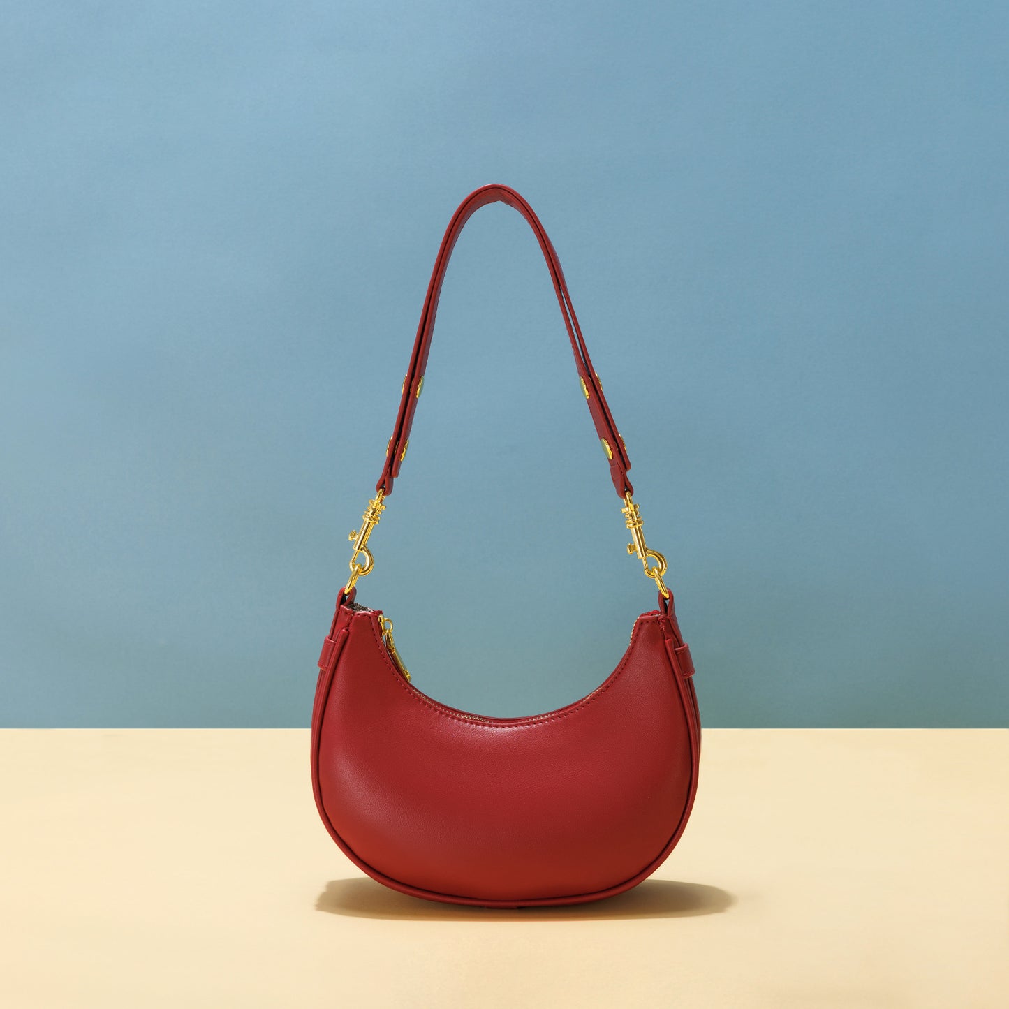 Women's Design Underarm Candy Color Moon Korean Shoulder Bags