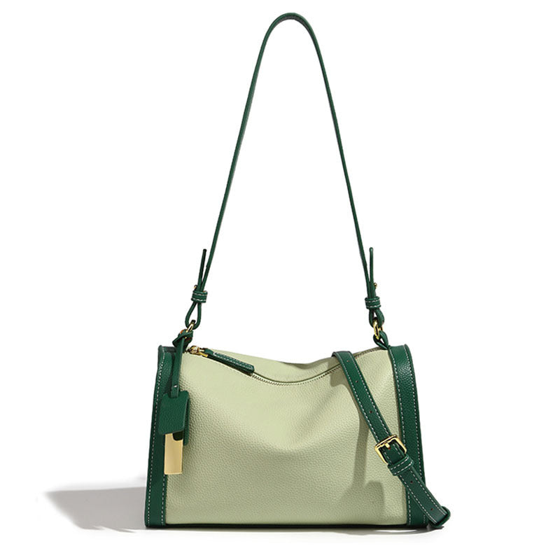 Female First Layer Leather High Sense Shoulder Bags