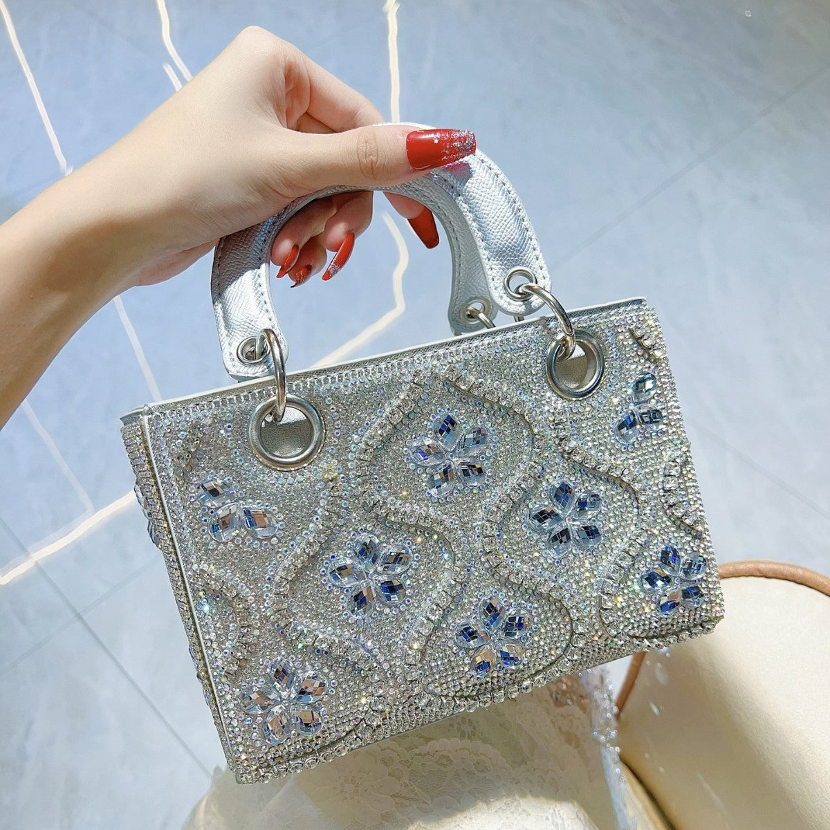 Women's Light Luxury Carrying Dinner High Texture Evening Bags