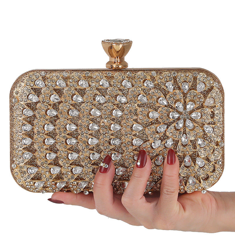 Women's Diamond Banquet Party Clutch All Match Evening Bags
