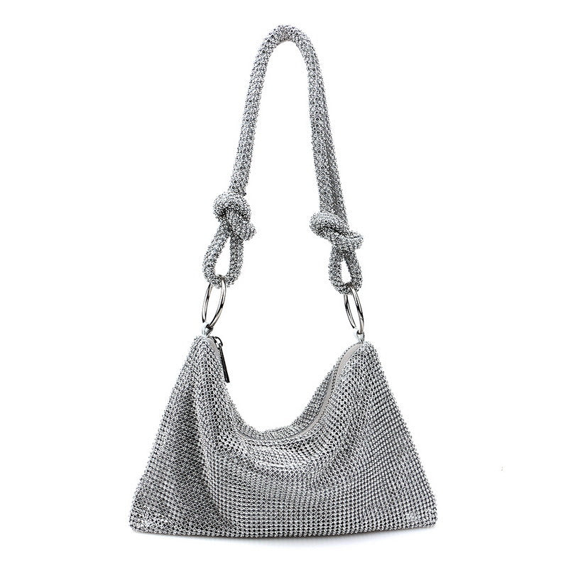 Full Diamond Dinner Tide Flash Knotted Evening Bags