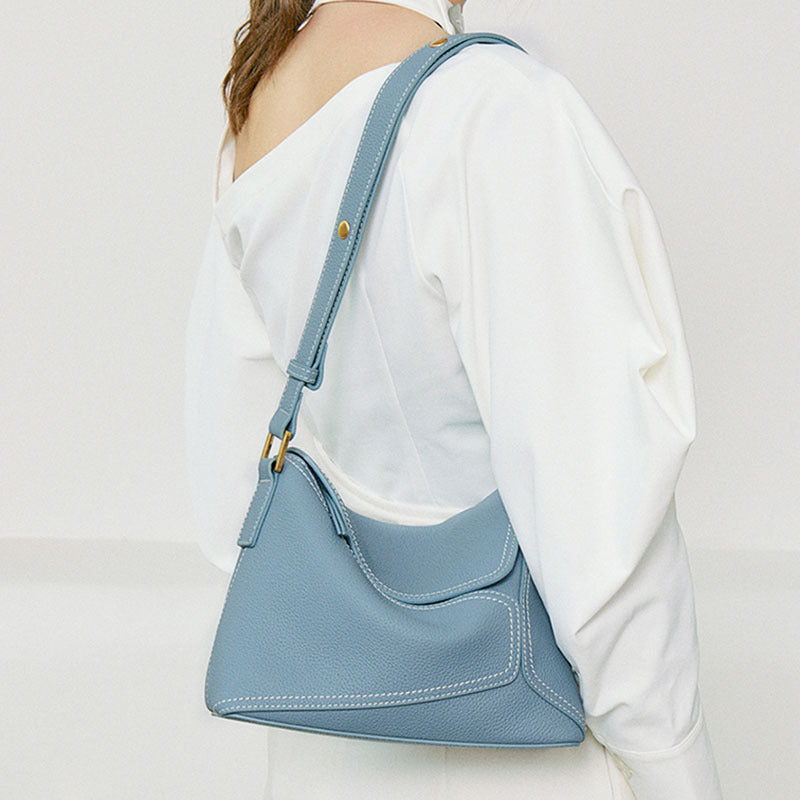 Women's Spring Genuine Leather First Layer Cowhide Shoulder Bags