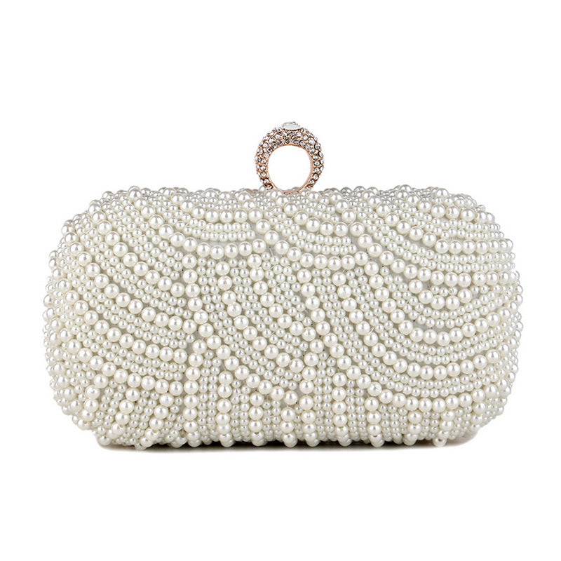 Pearl Embroidery Dinner Banquet Clutch Dress Evening Bags
