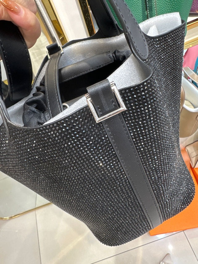 First Layer Cowhide Vegetable Basket High-grade Bags