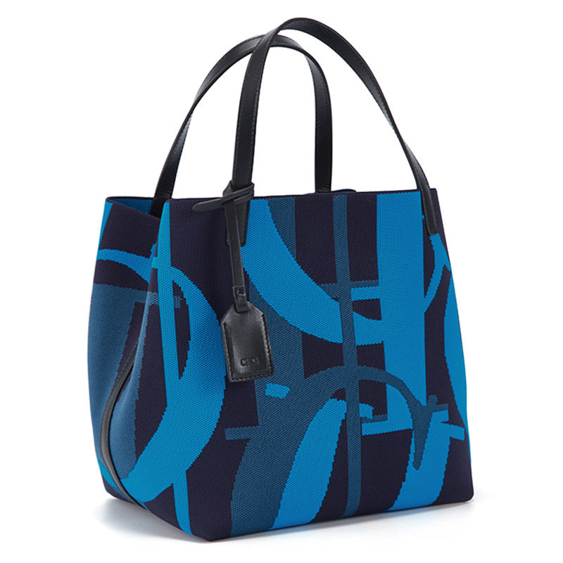 Women's Spring Fashion Letter Design Large Capacity Shoulder Bags