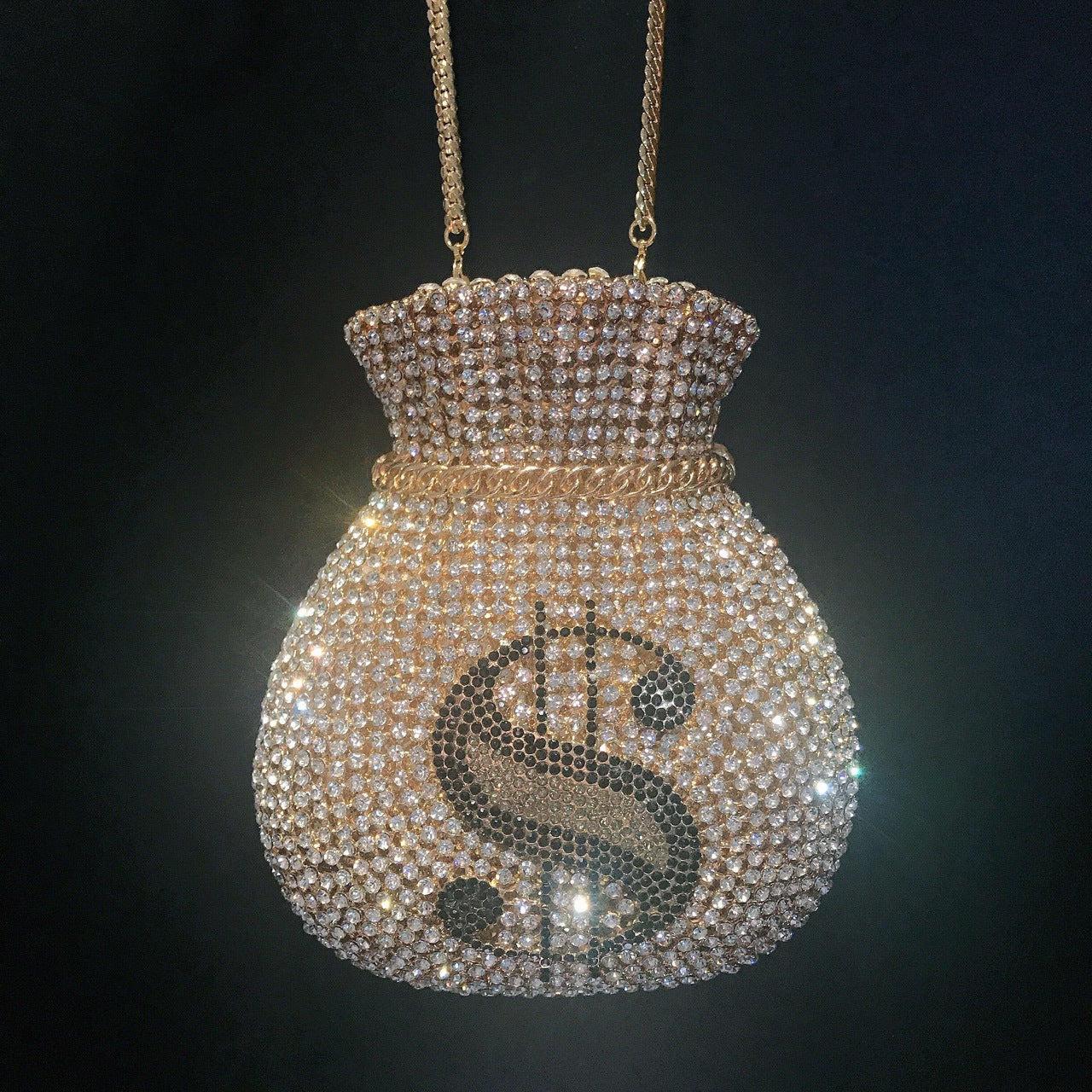 Diamond Banquet Full Steamed Crystal Bun Evening Bags