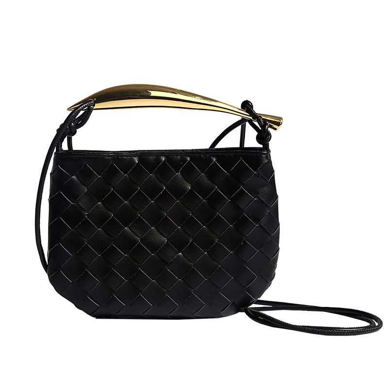 Women's Summer Niche Mini Advanced Texture Woven Crossbody Bags