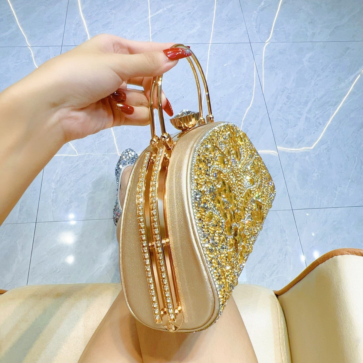 Women's Gorgeous Elegant Exquisite Classic Style Diamond Bags