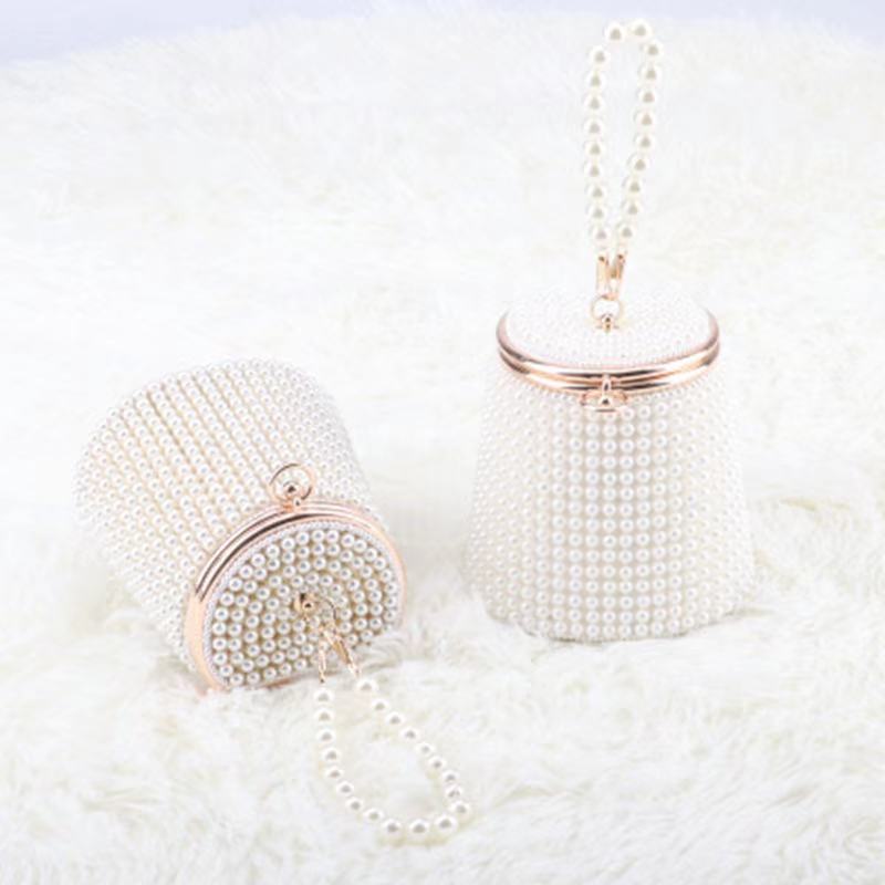 Unique Portable Pearl Hand Dinner Niche Evening Bags
