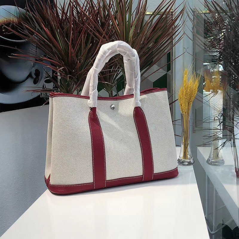 Attractive Women's Versatile Canvas Portable Shopping Shoulder Bags