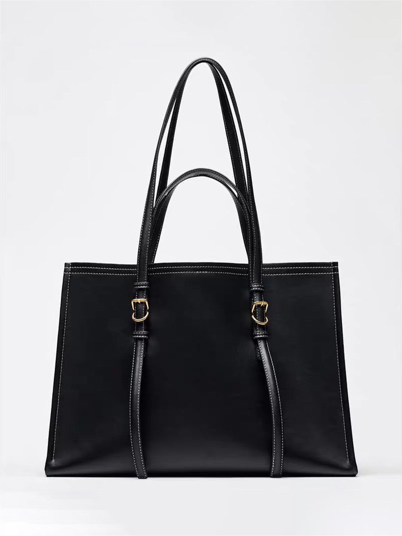 Women's Spanish Thread Decoration Large Capacity Shopping Bags