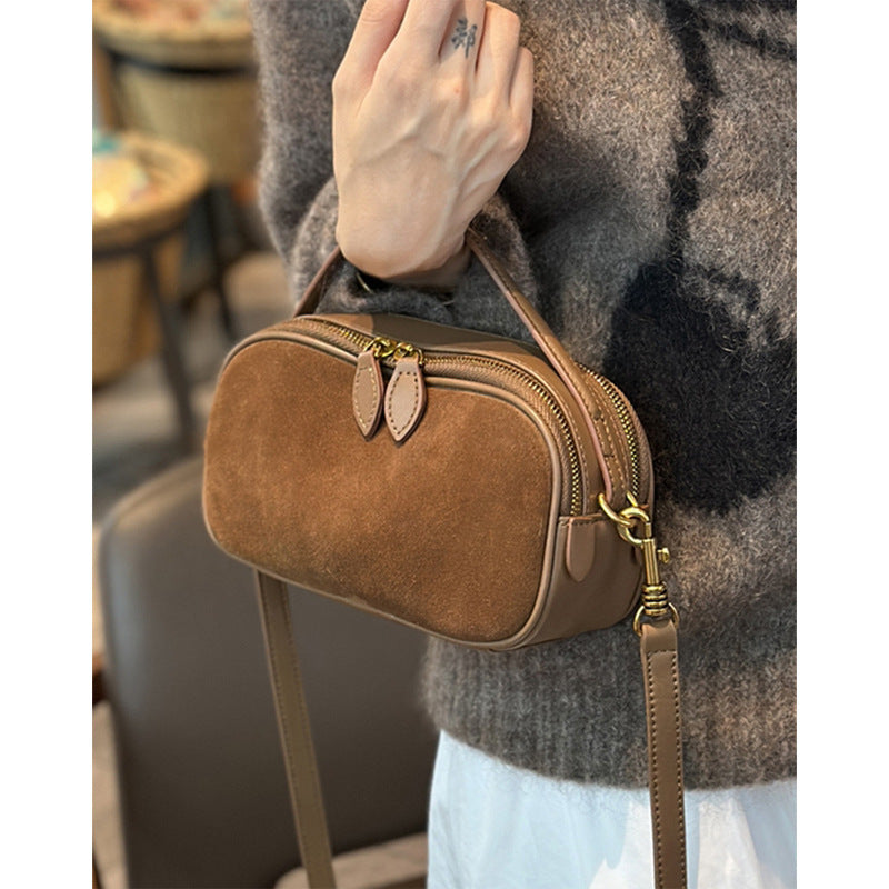 Unique Women's Fashion Frosted Suede Vintage Crossbody Bags