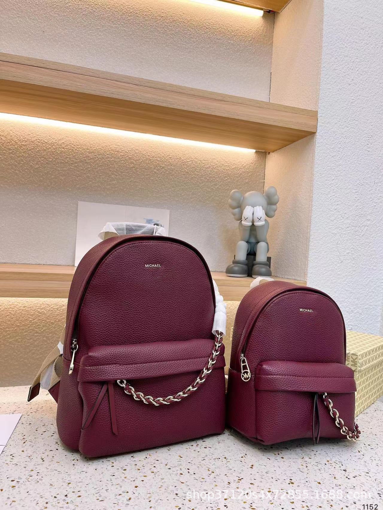 Woven Chain Printing Large Capacity Commuter Backpacks