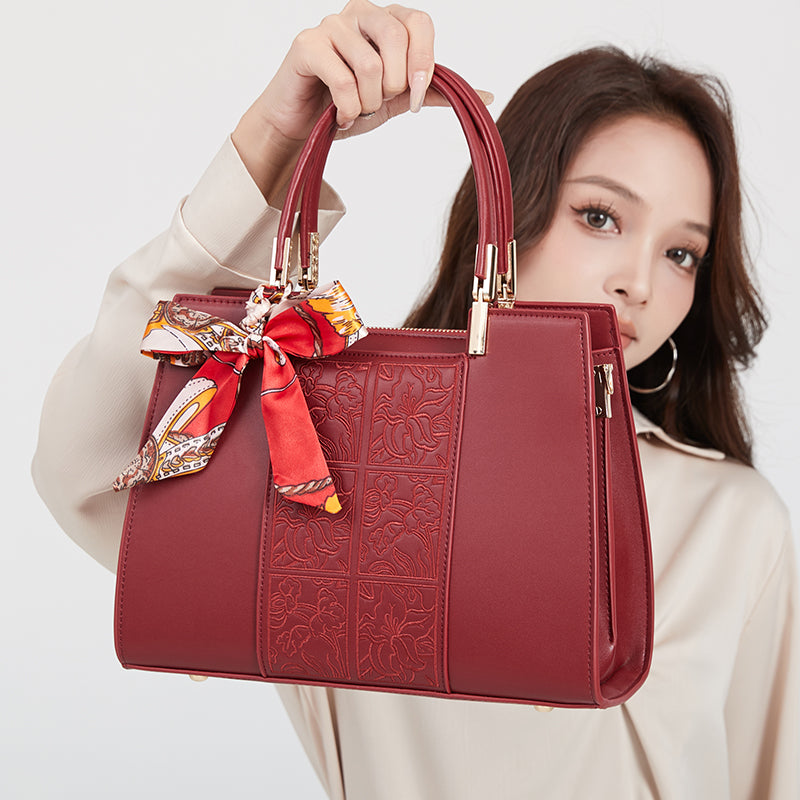 Women's Retro Large Capacity Mom Gift Premium Handbags