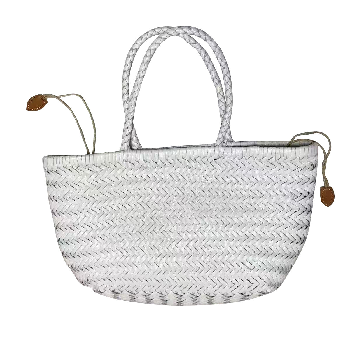 Genuine Leather Imported Regeneration Handmade Herringbone Handbags