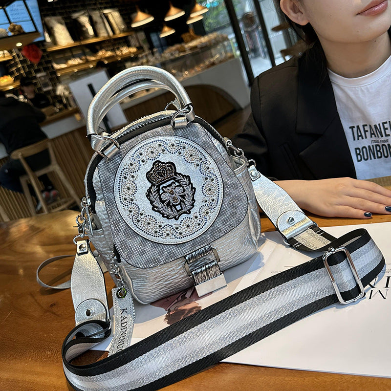 Women's High-grade Western Style Fashion Trendy Genuine Backpacks