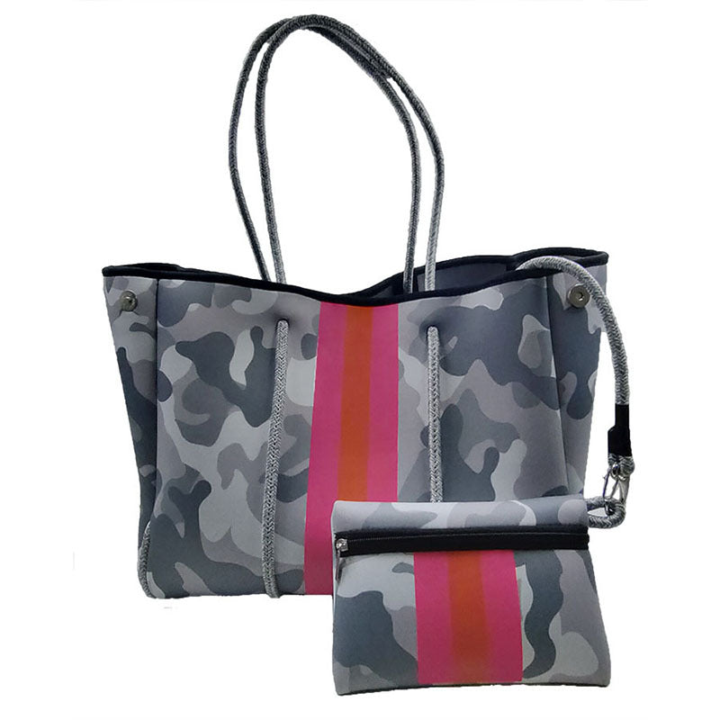 Neoprene Beach Printing Weekend Portable Seaside Handbags